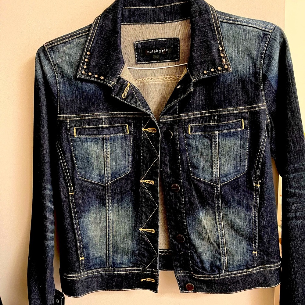 Sneak Peak denim jacket, excellent condition